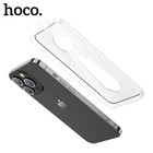 Защитное стекло Hoco для iPhone 14 Pro, с рамкой для установки, полный клей, 0.33 мм, 9H 9285579 - фото 16783532