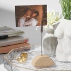 Подставка под ценник, фото «Прищепка», с зажимом, 2.5×2.5×11 см, цвет серебро - Фото 2