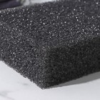 Губка для тела «Секрет красоты», жёсткая, антицеллюлитная, чёрная - Фото 2