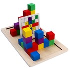 Развивающая игра «Двойная битва» в наборе 40 кубиков, 36 карточек - фото 10256560