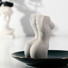 Подставка для зубочисток «Женское тело» мрамор чёрно-белый - фото 7132750