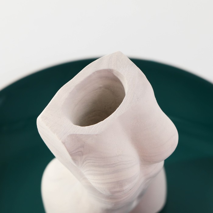 Подставка для зубочисток «Женское тело» мрамор чёрно-белый - фото 1907630261