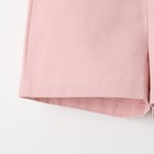 Шорты для девочки MINAKU цвет пыльно-розовый, рост 98 см - Фото 7