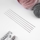 Спицы для вязания, чулочные, d = 1,8 мм, 19,5 см, 5 шт - фото 10257042