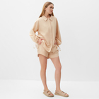 Комплект женский (блузка, шорты) MINAKU: Casual Collection цвет бежевый, р-р 48 - Фото 6