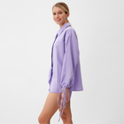 Комплект женский (блузка, шорты) MINAKU: Casual Collection цвет сиреневый, размер 44 - Фото 4