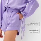 Комплект женский (блузка, шорты) MINAKU: Casual Collection цвет сиреневый, размер 44 9281268