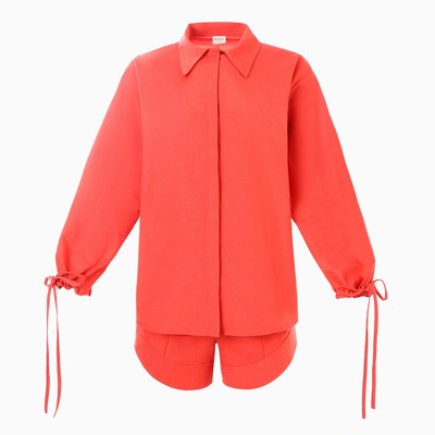 Костюм женский (блузка, шорты) MINAKU: Casual Collection, красный, размер 42