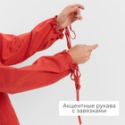 Костюм женский (блузка, шорты) MINAKU: Casual Collection цвет красный, размер 46 - Фото 19