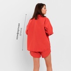 Костюм женский: блузка, шорты, MINAKU: Casual Collection, красный, размер 48 - Фото 23