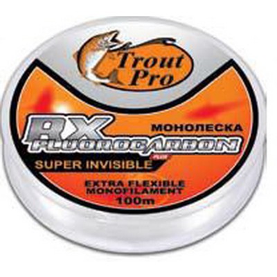 Монолеска TROUT PRO SX FLUOROCARBON, 0.13 мм, 50м