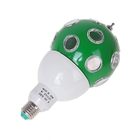Лампа хрустальный шар диаметр 12 см., шар-зелёный 220V, цоколь Е27 - Фото 3
