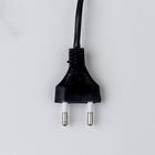 Световой прибор «Хрустальный шар» 7.5 см, свечение RGB, 220 В, чёрный - Фото 6