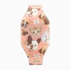 Часы наручные электронные «Зверята», детские, ремешок силикон, l-23.5 см - Фото 2