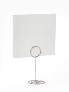 Подставка под ценник, фото «Круг», с зажимом, 3.3×3.3×8.3 см, цвет серебро - Фото 4