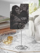 Подставка под ценник, фото «Круг», с зажимом, 3.3×3.3×8.3 см, цвет серебро - Фото 6