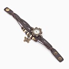 Часы наручные женские «Бабочка», кварцевые, ремешок экокожа - Фото 3