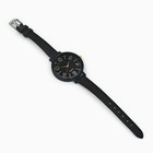 Часы наручные кварцевые женские, черные 9377248