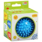 Мяч массажный ONLYTOP «Ёжик», d=9 см, голубой - Фото 5