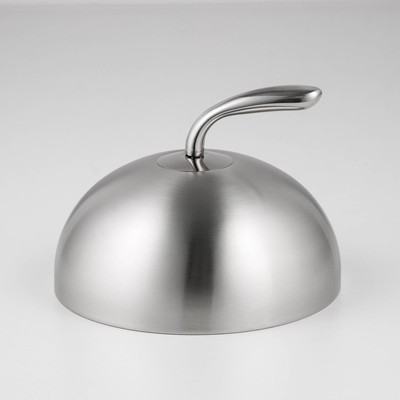 УЦЕНКА Крышка-Клош из нержавеющей стали, 20×20×14 см, круглая