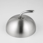 УЦЕНКА Крышка-Клош из нержавеющей стали, 20×20×14 см, круглая - Фото 2