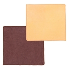 Полотенце сувенирное рожок "Collorista" Белая роза 25 х 25 см - 2 шт, микрофибра - Фото 2