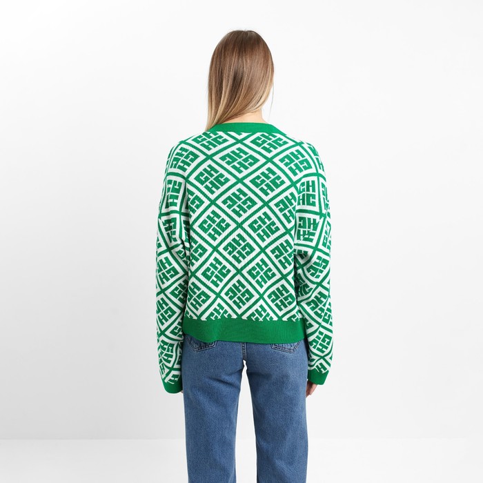 Кардиган женский, цвет тёмно-зелёный, размер ONE SIZE (42-46) 60373