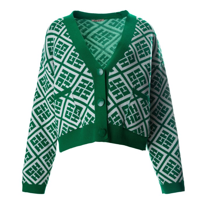 Кардиган женский, цвет тёмно-зелёный, размер ONE SIZE (42-46) 60373