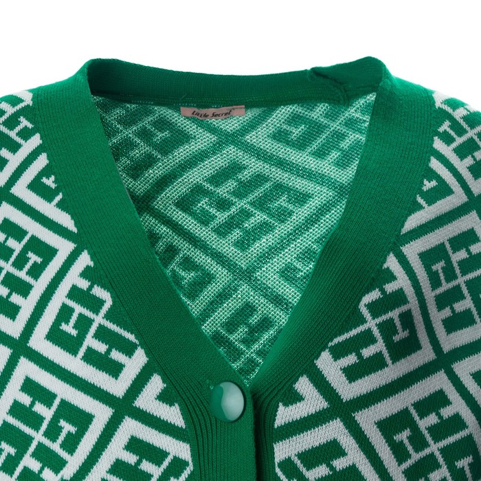 Кардиган женский, цвет тёмно-зелёный, размер ONE SIZE (42-46) 60373