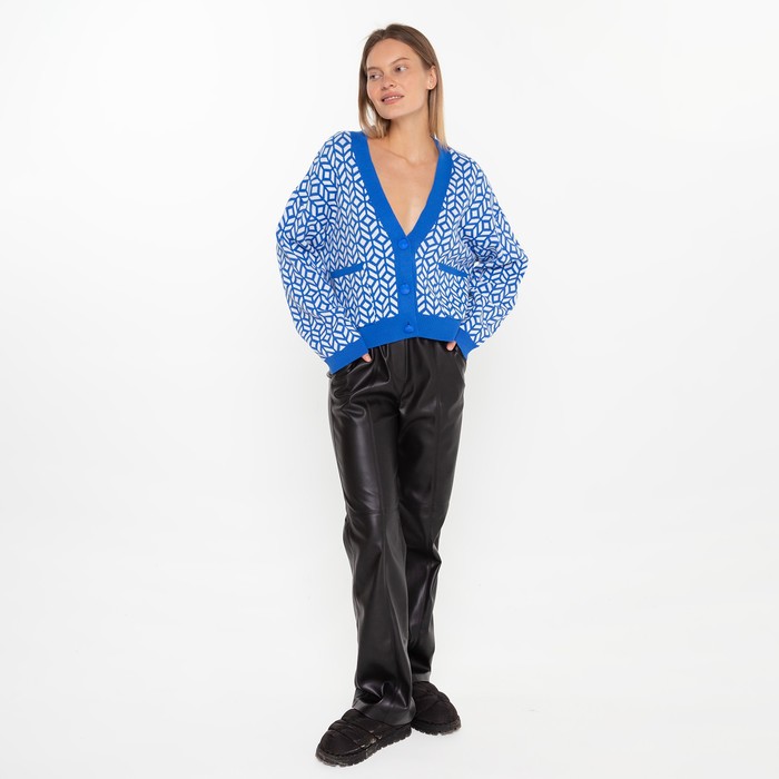 Кардиган женский, цвет ярко-синий, размер ONE SIZE (42-46) 60374