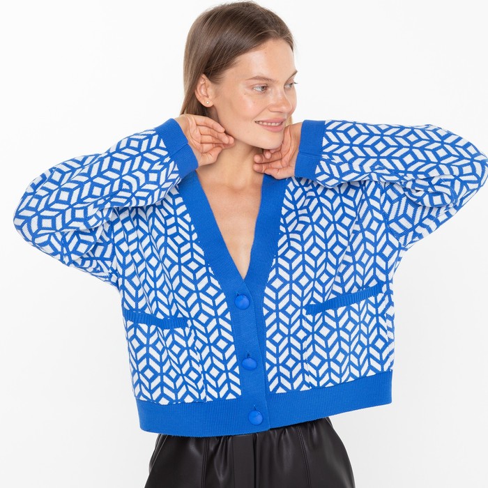 Кардиган женский, цвет ярко-синий, размер ONE SIZE (42-46) 60374