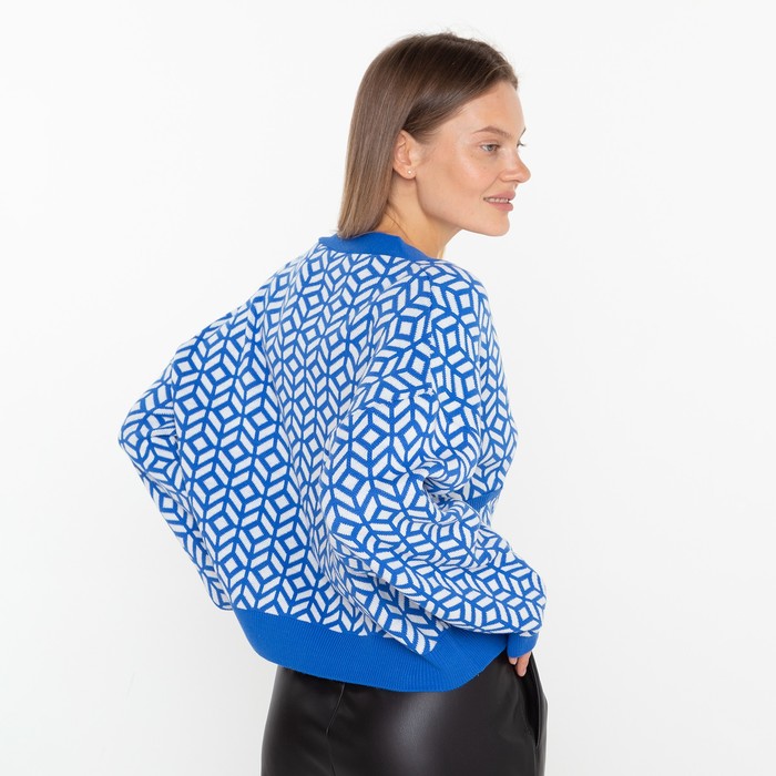 Кардиган женский, цвет ярко-синий, размер ONE SIZE (42-46) 60374