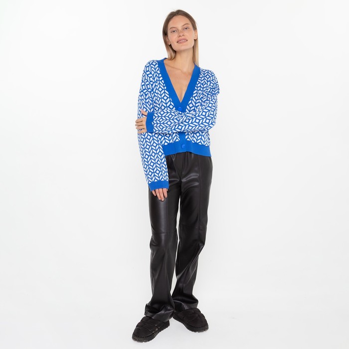 Кардиган женский, цвет ярко-синий, размер ONE SIZE (42-46) 60374