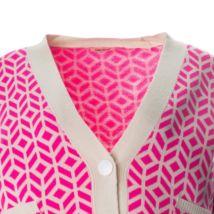 Кардиган женский, цвет фуксия, размер ONE SIZE (42-46) 60376