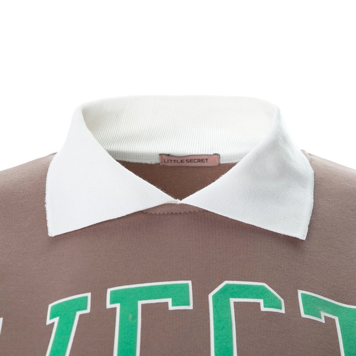 Свитшот женский НАЧЁС, цвет коричневый, размер M (42-44) 60379