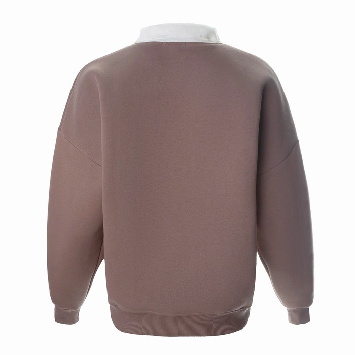 Свитшот женский НАЧЁС, цвет коричневый, размер M (42-44) 60379