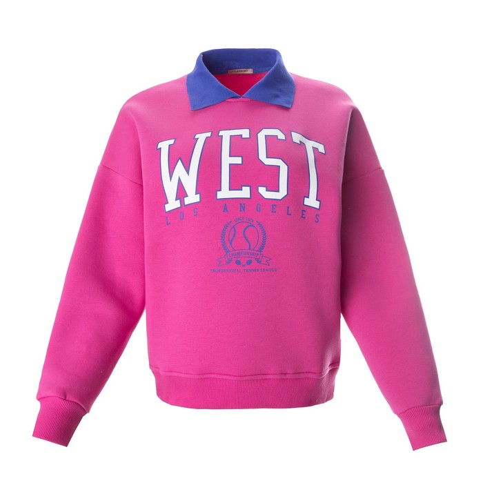 Свитшот женский НАЧЁС, цвет розовый, размер L (44-46) 60382