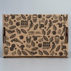 Коробка сборная с окном «Лучший из лучших», бурый ,24х8х16 см (5 шт) - фото 805317487