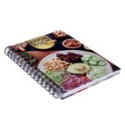 Книга для записи кулинарных рецептов А5, 80 листов на гребне "Веган", твёрдая обложка, цветные разделители - фото 6813056