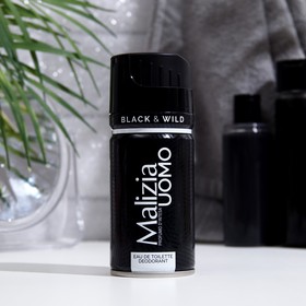 Дезодорант аэрозоль UOMO "Black&Wild", 150 мл