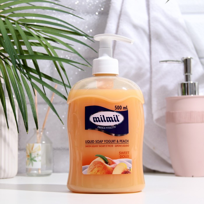 Мыло жидкое с дозатором MIL MIL, 500 мл