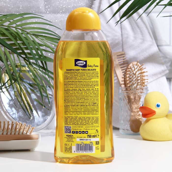 Шампунь для волос MIL MIL деликатный, 750 мл 33217