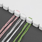 Органайзер для ниток мулине на 36 цветов, с наклейками, 27 см, белый - Фото 3