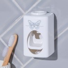 Дозатор для зубной пасты механический «Бабочка», 9.5 х 5.8 см. - Фото 2