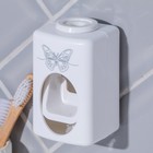Дозатор для зубной пасты механический «Бабочка», 9.5 х 5.8 см. - Фото 3