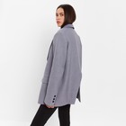 Пиджак женский с разрезом на спине MIST размер S-M, цвет серый - Фото 2