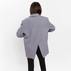 Пиджак женский с разрезом на спине MIST размер S-M, цвет серый - Фото 3