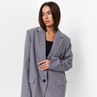 Пиджак женский с разрезом на спине MIST размер S-M, цвет серый - Фото 5
