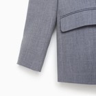 Пиджак женский с разрезом на спине MIST размер S-M, цвет серый - Фото 10