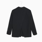 Пиджак женский с разрезом на спине MIST размер S-M, цвет черный - Фото 11